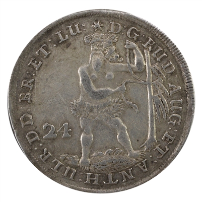 German States 1696 Brunswick-Wolfenb&uuml;ttel 24 Mariengrochen EF-AU (EF-45) $