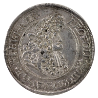 Austrian Empire 1693KB 1/2 Thaler AU-UNC (AU-55) $
