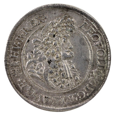Austrian Empire 1693KB 1/2 Thaler AU-UNC (AU-55) $