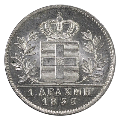 Greece 1833 Drachma AU-UNC (AU-55) $