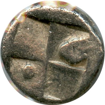Ancient Greece 386-338BC Test Cut Lion/Squares Chersonesos AR Hemidrachm VF-EF (VF-30) $