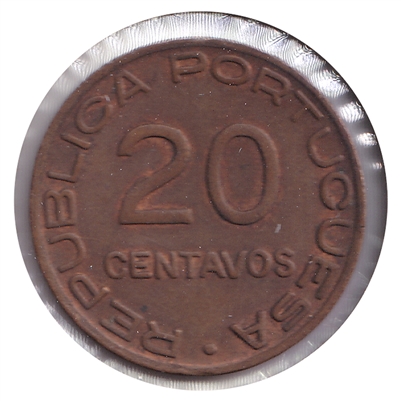 Mozambique 1941 20 Centavos Almost Uncirculated (AU-50)