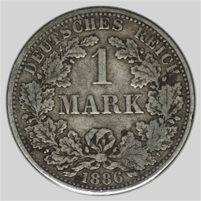 German Empire 1886A Mark Extra Fine (EF-40)
