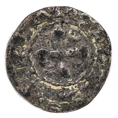 France 1157-1276AD Bishops of Valence Silver Denier Very Fine (VF-20) $