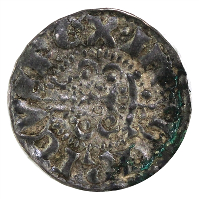 Great Britain 1216-1272 S1369 Green Patina Henry III Silver Penny Extra Fine (EF-40) $