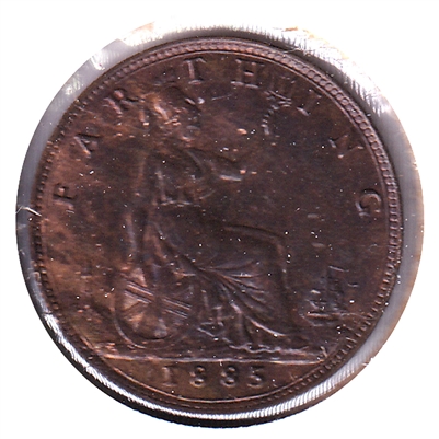 Great Britain 1885 Farthing UNC+ (MS-62) $