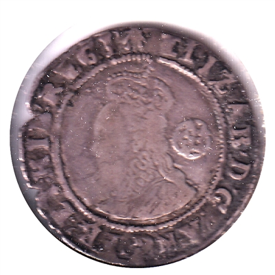 Great Britain 1585 Rose Elizabeth 6 Pence F-VF (F-15) $