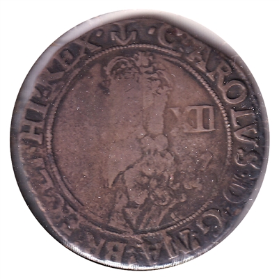 Great Britain 1638-39 Anchor, Double Arched Crown, Charles I Shilling Very Fine (VF-20) $