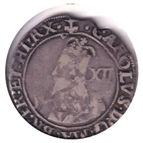 Great Britain 1638-1639 Anchor, Charles I Shilling F-VF (F-15) $