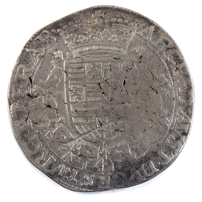 Spanish Netherlands 1612-1621 Albert & Elizabeth Patagon Very Fine (VF-20) $