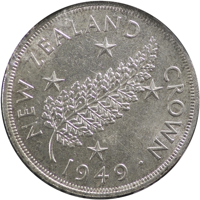 New Zealand 1949 Crown Uncirculated (MS-60)