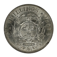 South Africa 1896 2 1/2 Shillings AU-UNC (AU-55) $