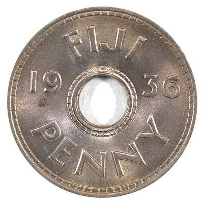 Fiji 1936 Penny Uncirculated (MS-60)