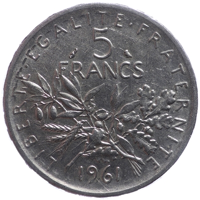 France 1961 5 Francs Uncirculated (MS-60)