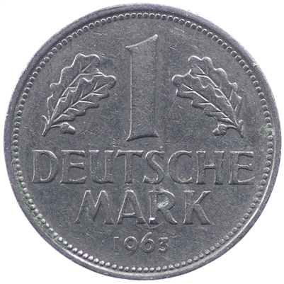 Germany 1963J Mark Almost Uncirculated (AU-50) $