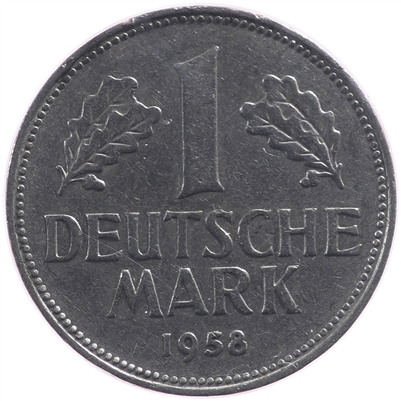 German Federal Republic 1958G Mark Extra Fine (EF-40) $