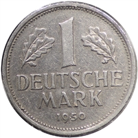 German Federal Republic 1950F Mark Extra Fine (EF-40)