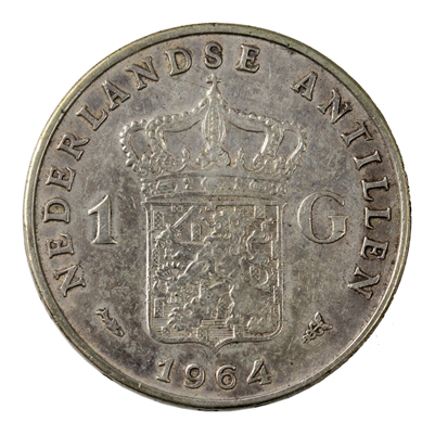 Netherlands Antilles 1964 Gulden Almost Uncirculated (AU-50)