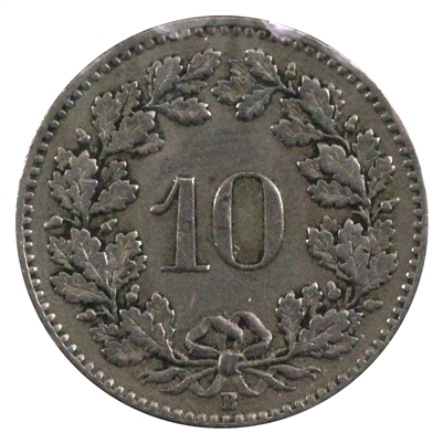 Switzerland 1913B 10 Rappen VF-EF (VF-30)