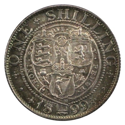 Great Britain 1899 Shilling Choice Brilliant Uncirculated (MS-64) $