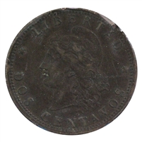 Argentina 1890 2 Centavos Extra Fine (EF-40)