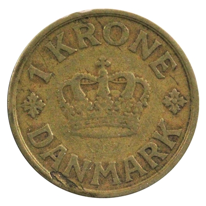 Denmark 1925HCNGJ Krone Very Fine (VF-20)