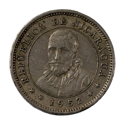 Nicaragua 1952 5 Centavos Uncirculated (MS-60)