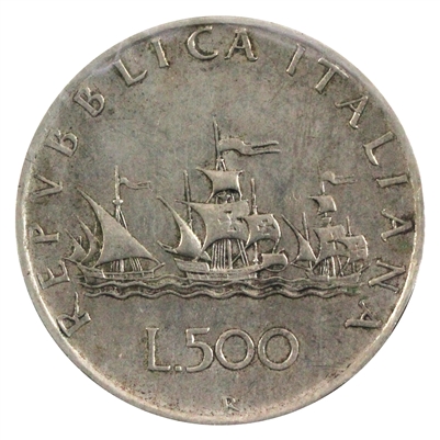 Italy 1959R 500 Lire Extra Fine (EF-40)