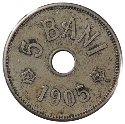 Romania 1905 5 Bani Extra Fine (EF-40)