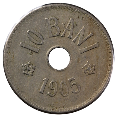 Romania 1905 10 Bani Extra Fine (EF-40)