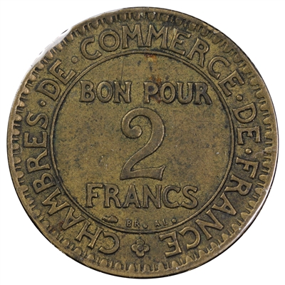 France 1926 2 Francs Extra Fine (EF-40)