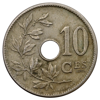 Belgium 1906 10 Centimes Extra Fine (EF-40)