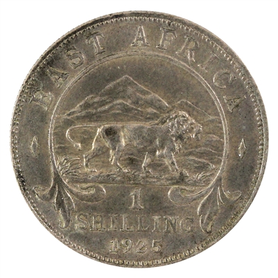 East Africa 1925 Shilling Uncirculated (MS-60)