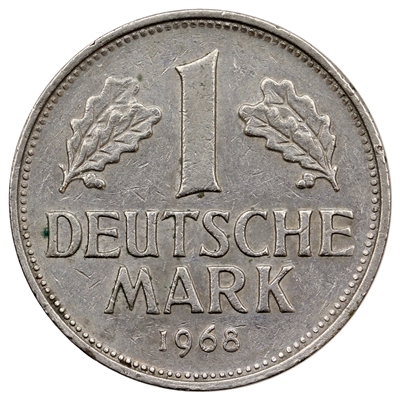 Germany 1968F Mark Extra Fine (EF-40)