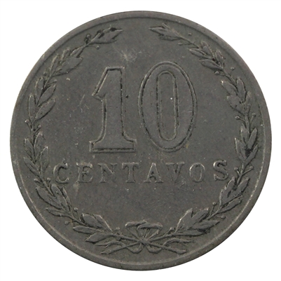 Argentina 1906 10 Centavos Extra Fine (EF-40)