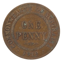 Australia 1919 Penny Extra Fine (EF-40)