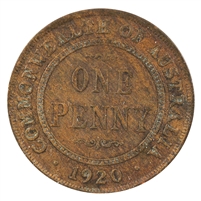 Australia 1920 Penny Extra Fine (EF-40) $