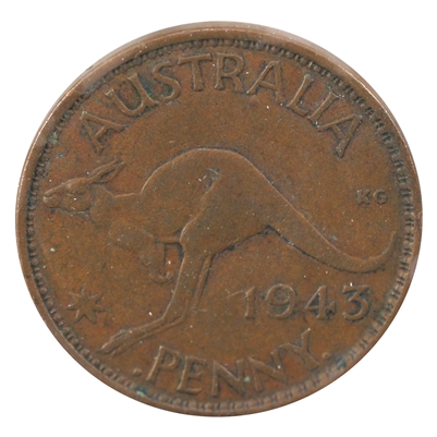 Australia 1943 Penny Extra Fine (EF-40)