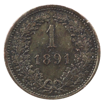 Austria 1891 Kreuzer Uncirculated (MS-60)