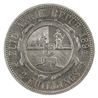 South Africa 1894 2 Shillings Extra Fine (EF-40) $