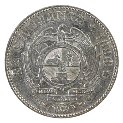 South Africa 1896 2 1/2 Shillings Extra Fine (EF-40) $