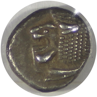 Ancient Greece 500BC 1.2g Miletos Ionia Silver Diobol, Extra Fine (EF-40) $