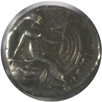 Ancient Greece 300-146BC Euboia Histiaia Silver Tetrobol Extra Fine (EF-40) $
