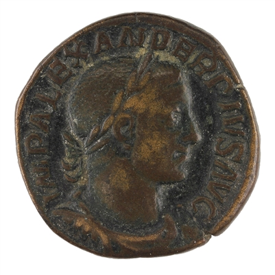 Ancient Rome 222-235 AD Severus Alexander Copper AE Sestertius Very Fine (VF-20) $