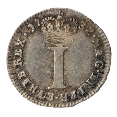 Great Britain 1732 George II Silver Penny UNC+ (MS-62) $