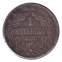 South Africa 1896 Shilling Extra Fine (EF-40) $