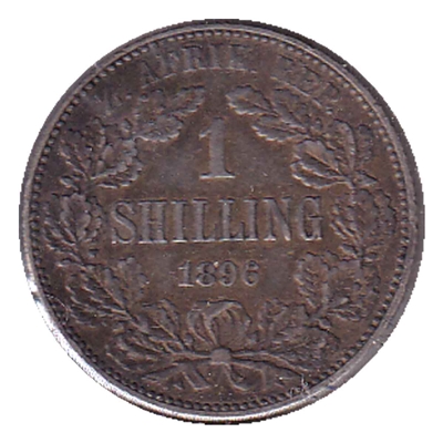 South Africa 1896 Shilling Extra Fine (EF-40) $