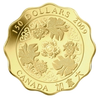 2009 Canada $150 Blessings of Wealth Pure Gold Coin (TAX Exempt)