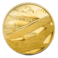 2010 Canada $500 Look of the Games 5oz. Olympic Gold Coin (No Tax)