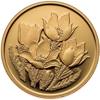 2010 Canada $350 Prairie Crocus Pure Gold Coin (TAX Exempt)